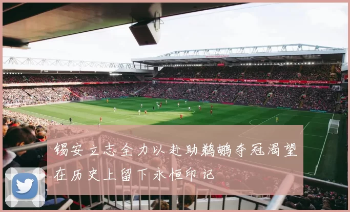 锡安立志全力以赴助鹈鹕夺冠渴望在历史上留下永恒印记