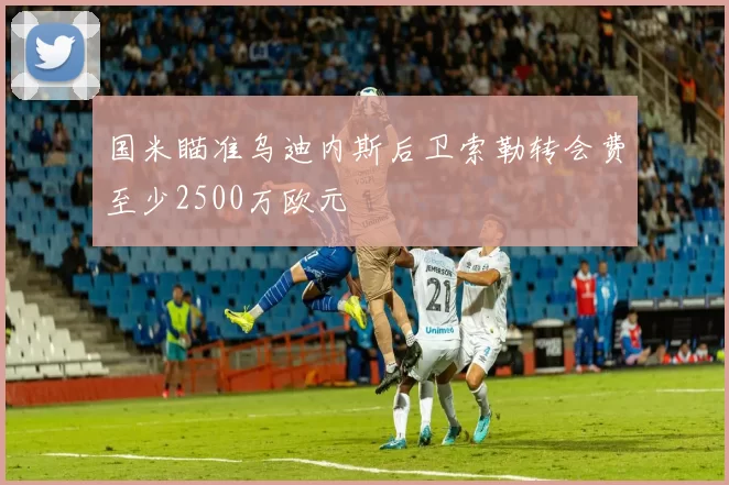 国米瞄准乌迪内斯后卫索勒转会费至少2500万欧元